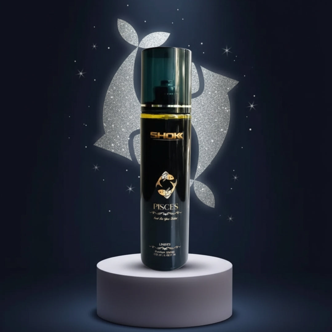Pisces Zodiac Body Spray – 135ml Unisex Perfume Mist for Men & Women