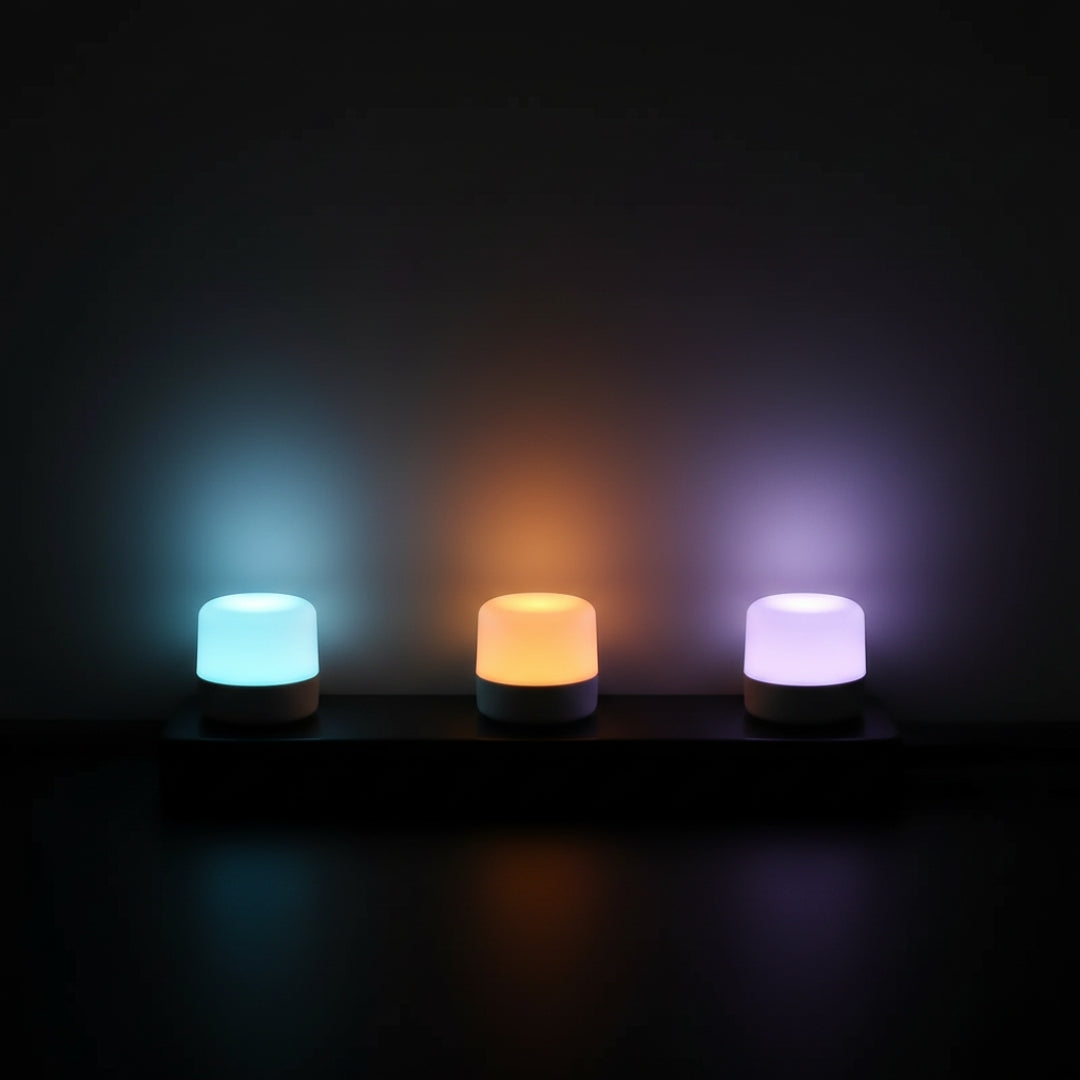 Mini USB LED Night Light – 5 Pc Set for Laptop, PC & Power Bank (Multi Color)