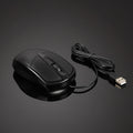 M-045 Wired USB Optical Mouse – Ergonomic for Laptop & PC