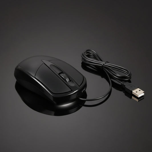 M-045 Wired USB Optical Mouse – Ergonomic for Laptop & PC