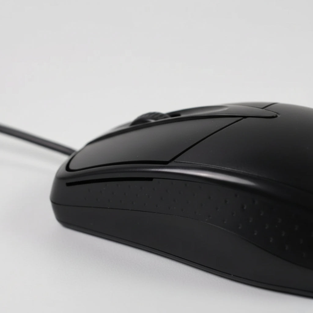 M-045 Wired USB Optical Mouse – Ergonomic for Laptop & PC