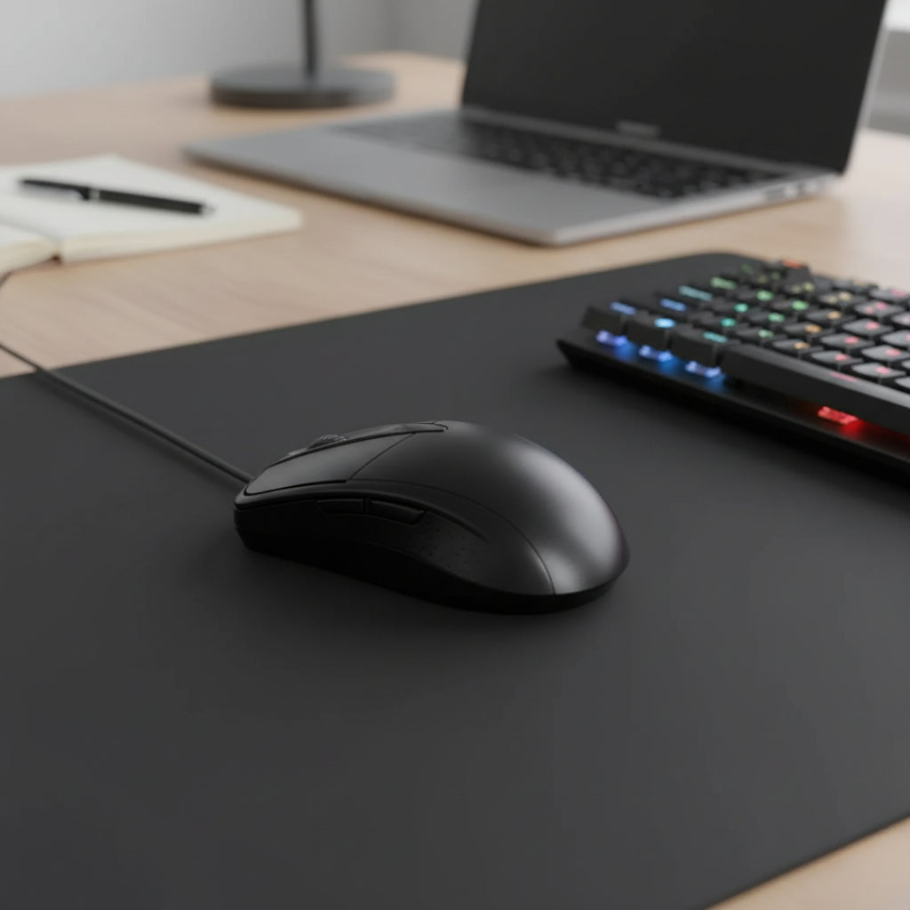 M-045 Wired USB Optical Mouse – Ergonomic for Laptop & PC