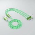 3-in-1 Fast Charging Cable – LED Light-Up, Multi-Device USB Charger