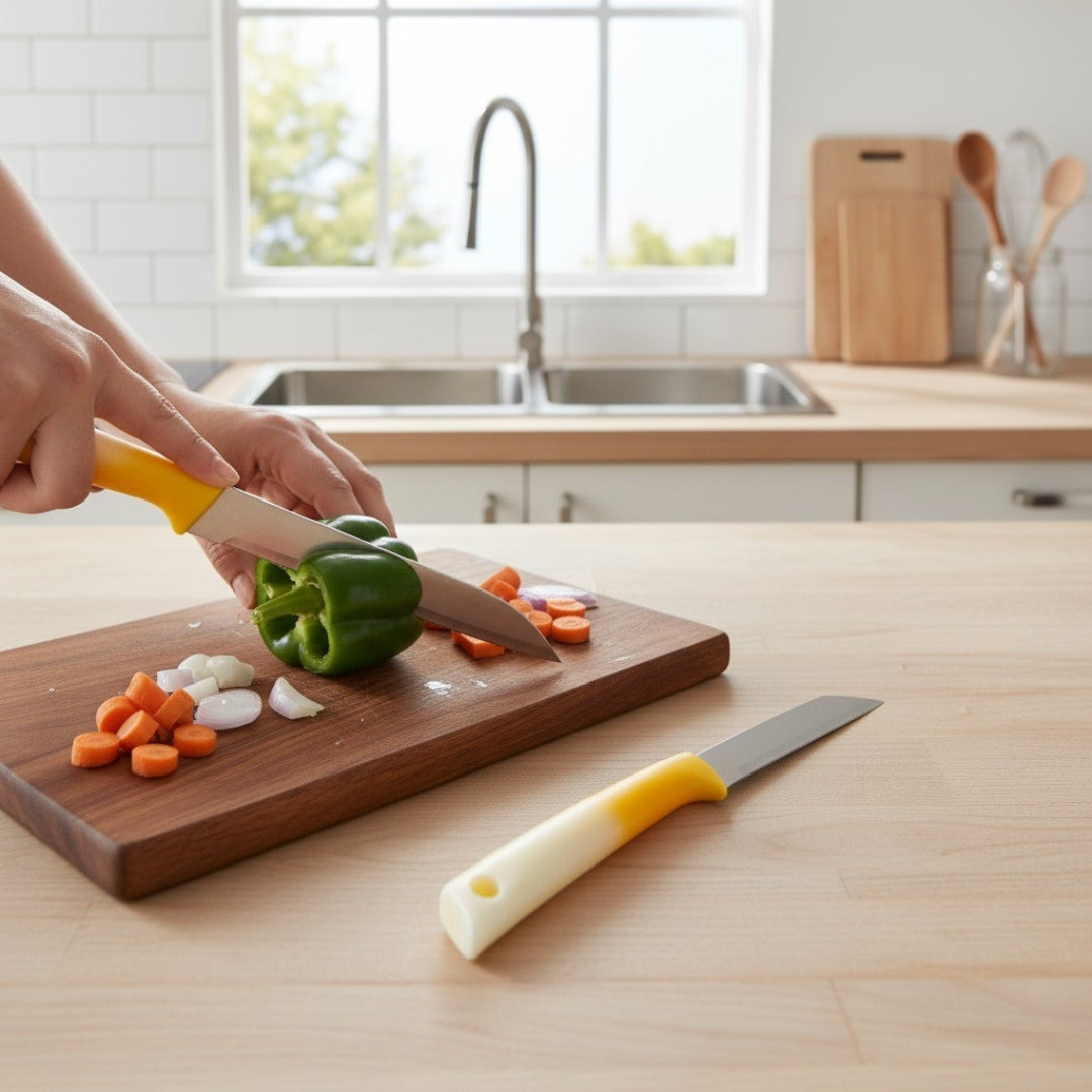 Premium Kitchen Knife with Stainless Steel Blade | Sharp & Durable