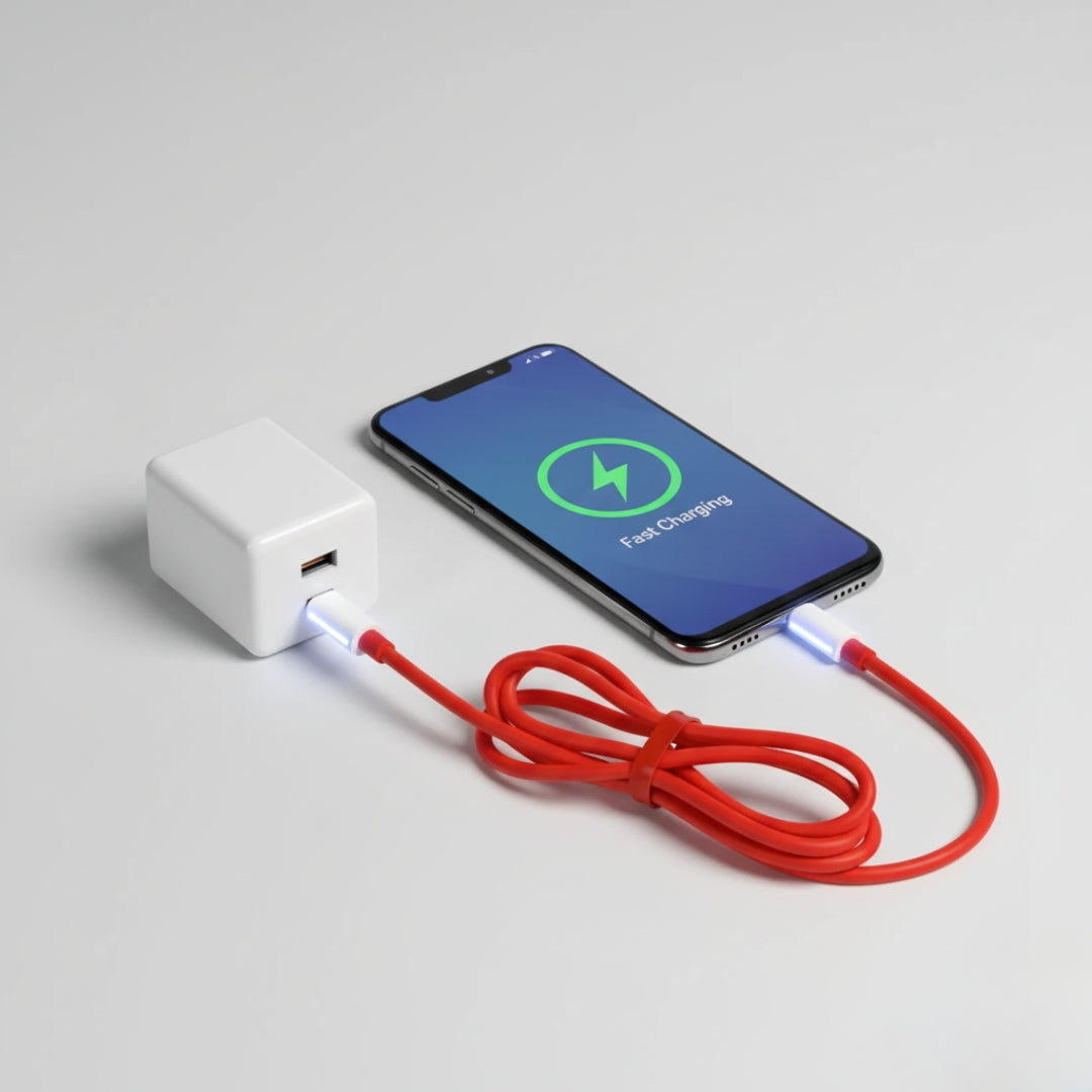 Super Fast Charger with Cable – Universal for iPhone & Android