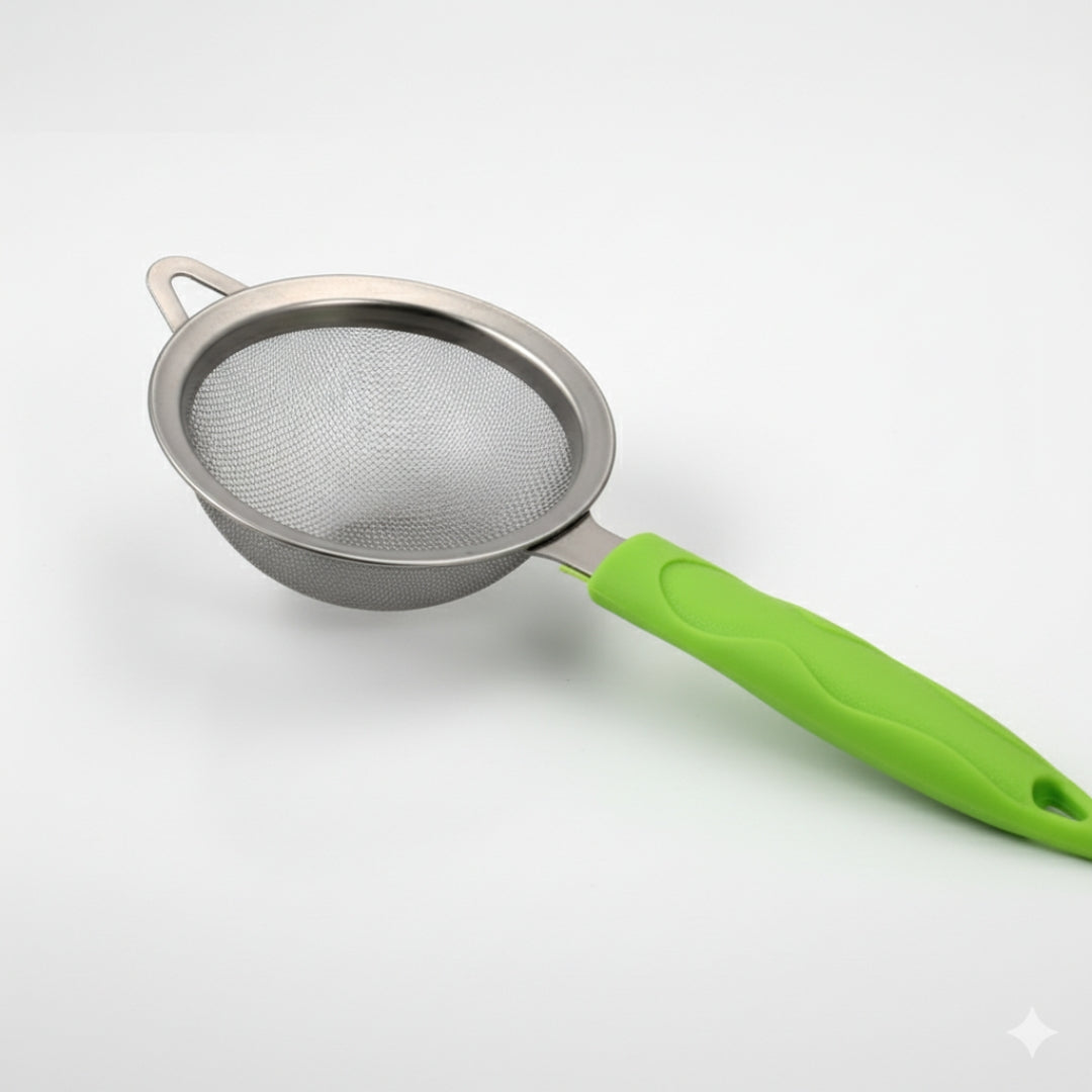 Tea & Coffee Strainer with Fine Stainless Steel Mesh – Durable Filter