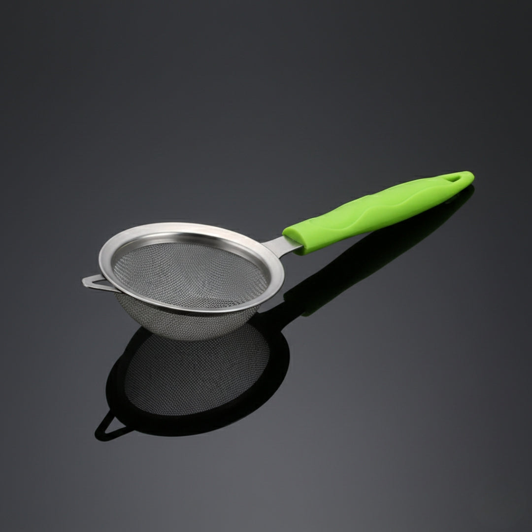 Tea & Coffee Strainer with Fine Stainless Steel Mesh – Durable Filter