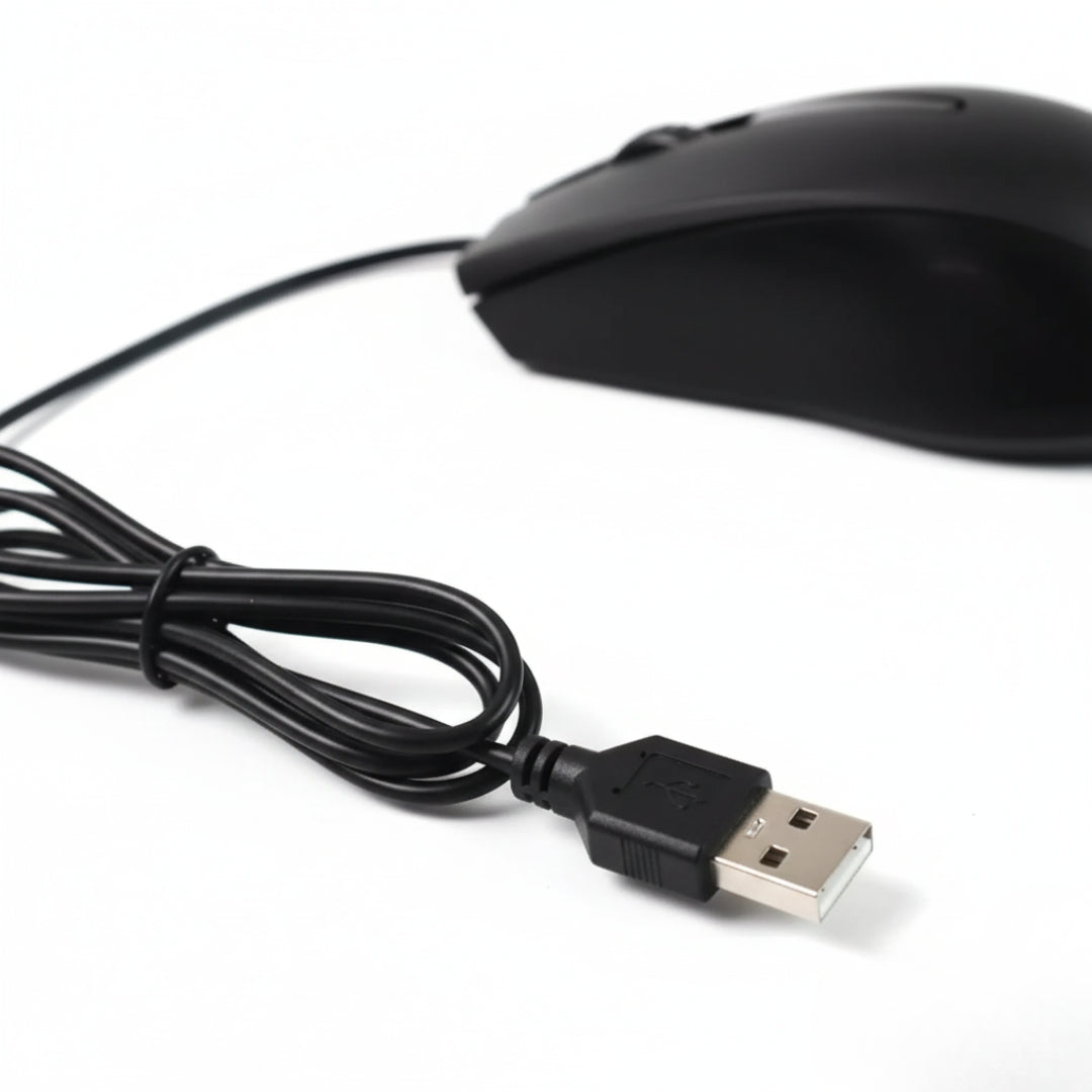 Wired Optical Mouse X2 – High Precision for Laptop & PC