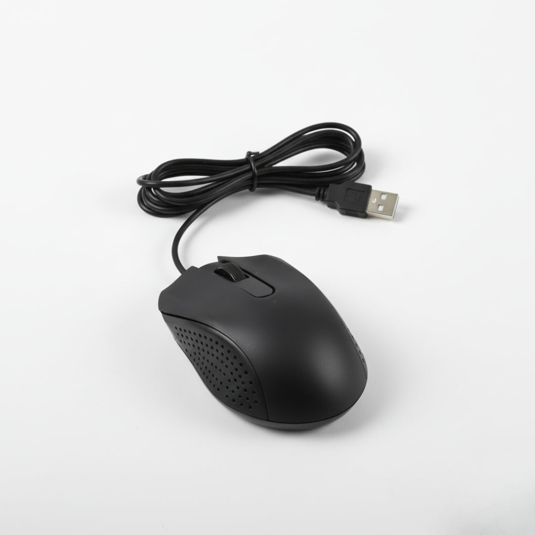Wired Optical USB Mouse M-022 – For Laptop & PC (1 Pc)