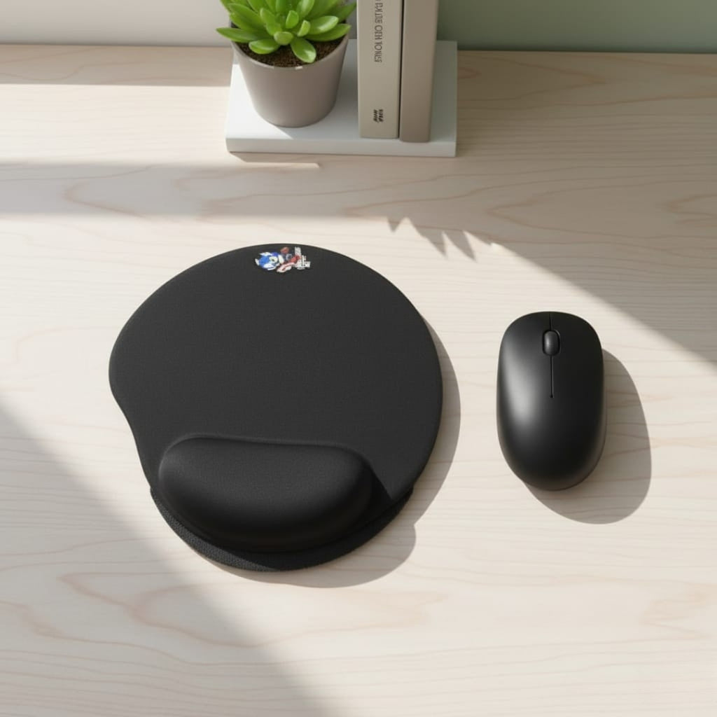 Wrist Support Mouse Pad – Ergonomic Gel Cushion for Long Hours