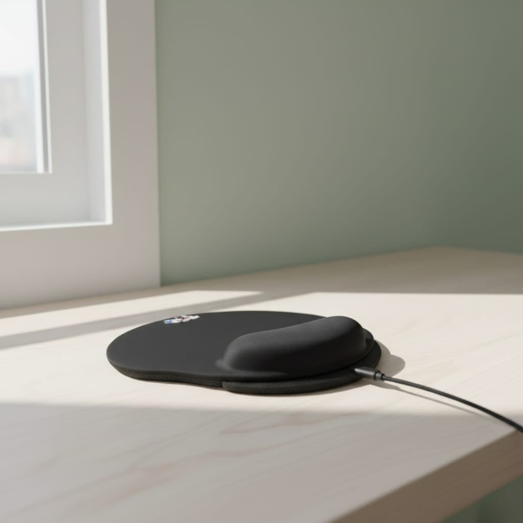 Wrist Support Mouse Pad – Ergonomic Gel Cushion for Long Hours