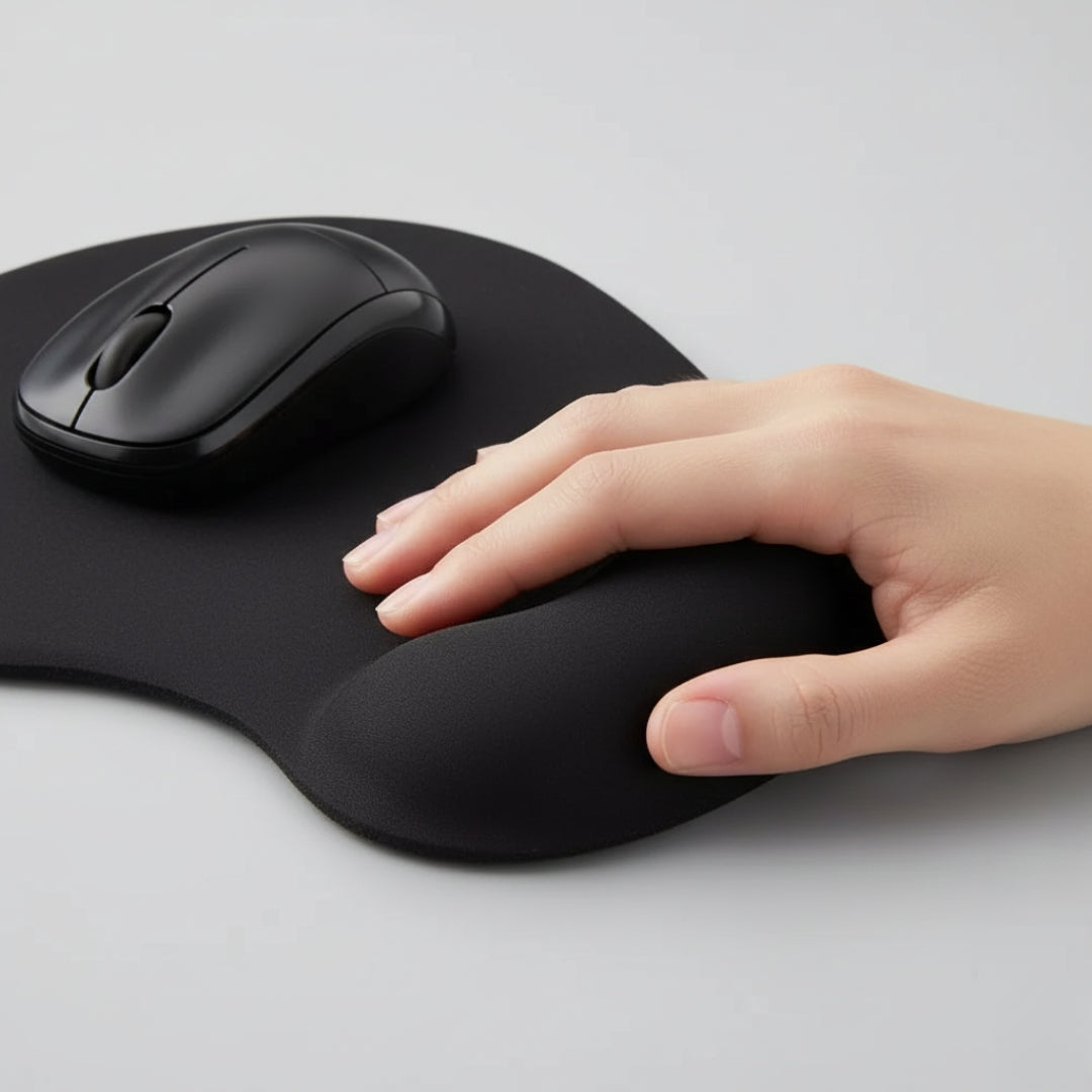 Wrist Support Mouse Pad – Ergonomic Gel Cushion for Long Hours